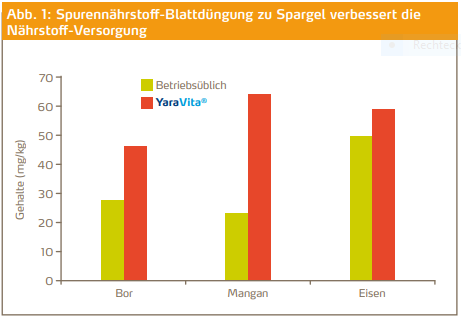 Spargelnährstoff Blattdüngung